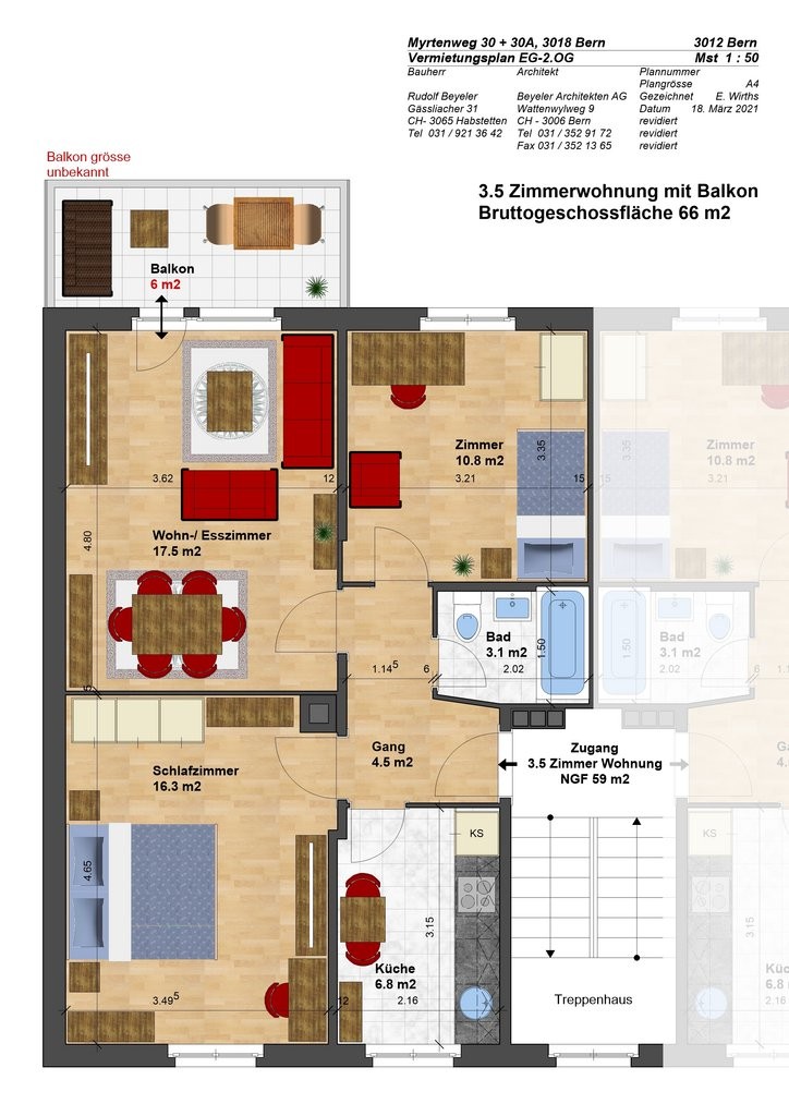3 ½ rooms apartment, photo 7 of 7