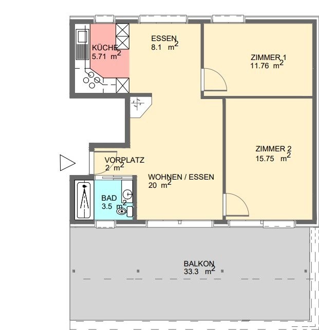 3 ½ rooms apartment, photo 9 of 9