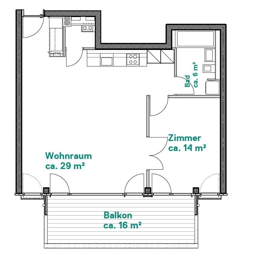 2 ½ rooms apartment, photo 10 of 10