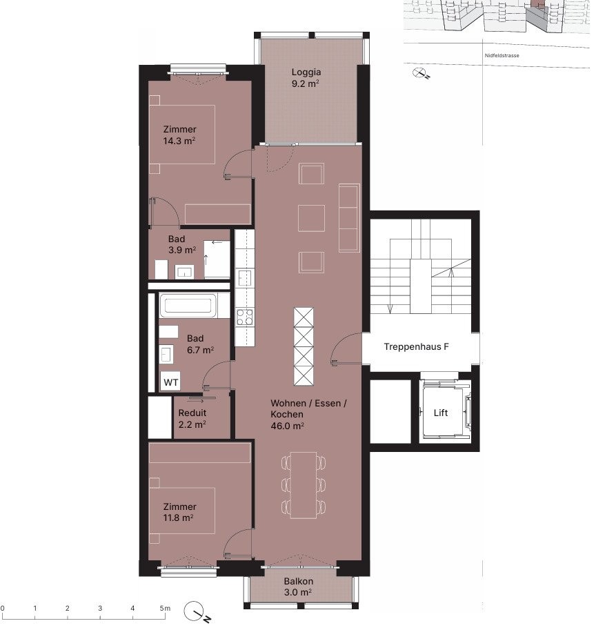 3 ½ rooms furnished flat, photo 4 of 9