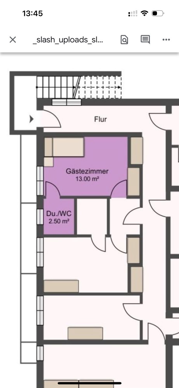 1 room apartment