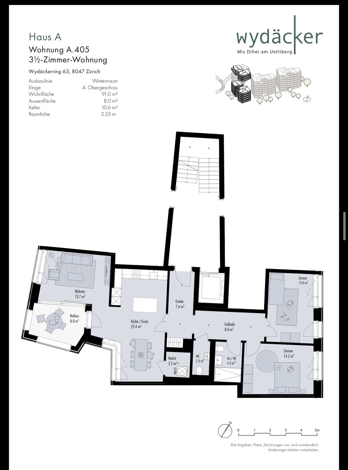 3 ½ rooms apartment, photo 5 of 10