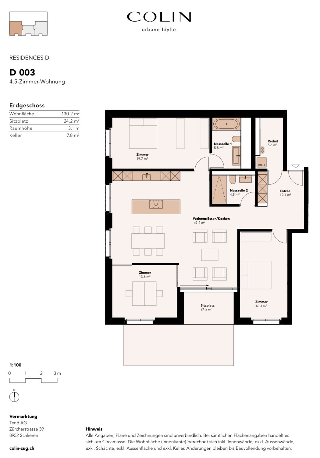 4 ½ rooms apartment, photo 3 of 3