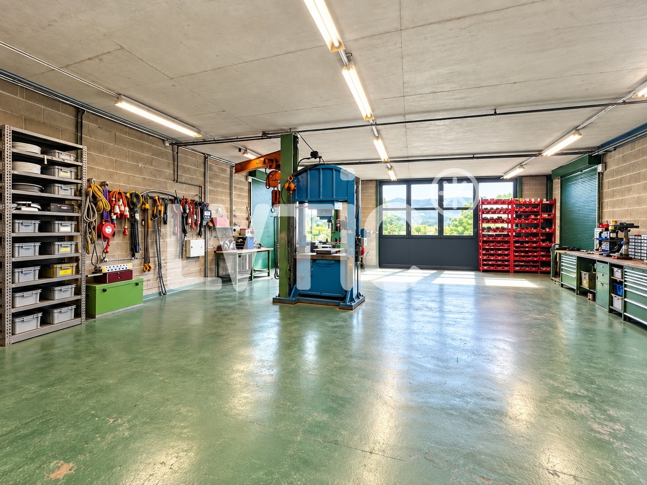 2100m² storage room