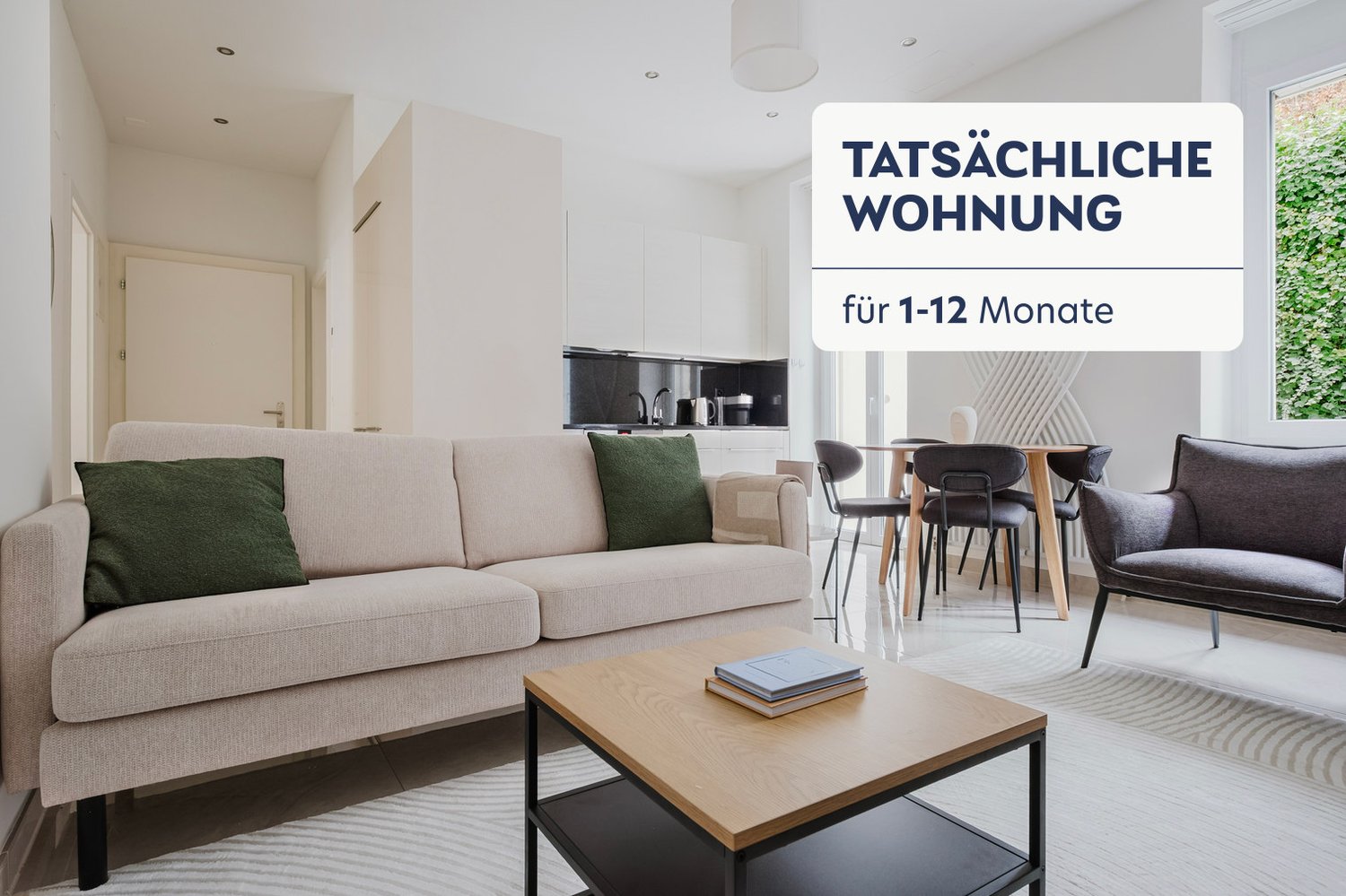 3 ½ rooms furnished flat