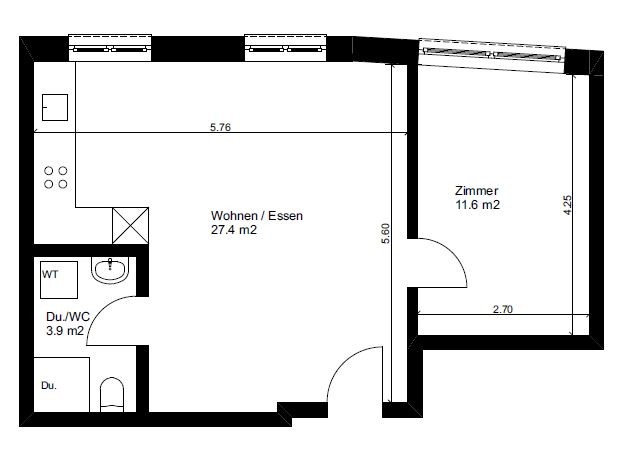 2 rooms apartment, photo 2 of 7