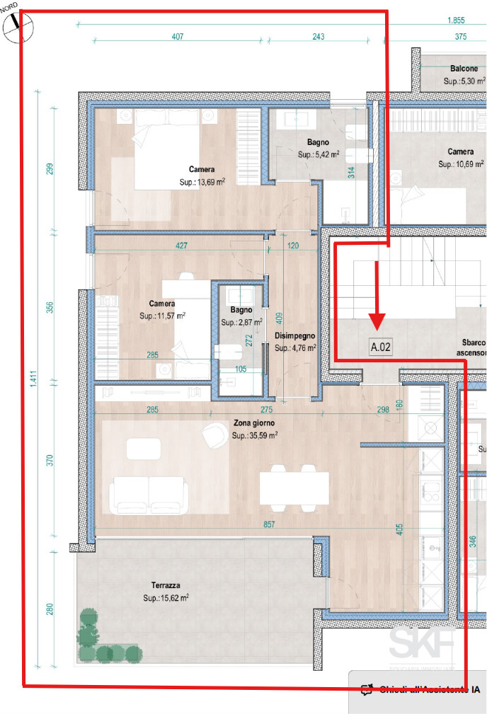 3 ½ rooms apartment, photo 5 of 6