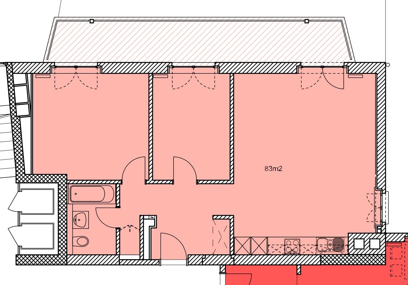 3 ½ rooms apartment