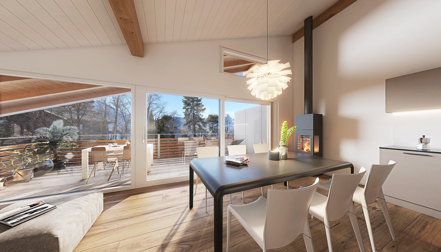 4 ½ pièces appartement au dernier étage