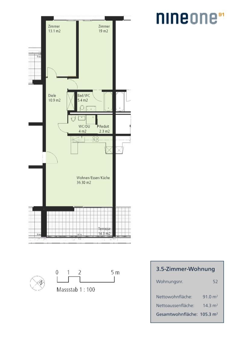 Appartamento di 2 ½ locali