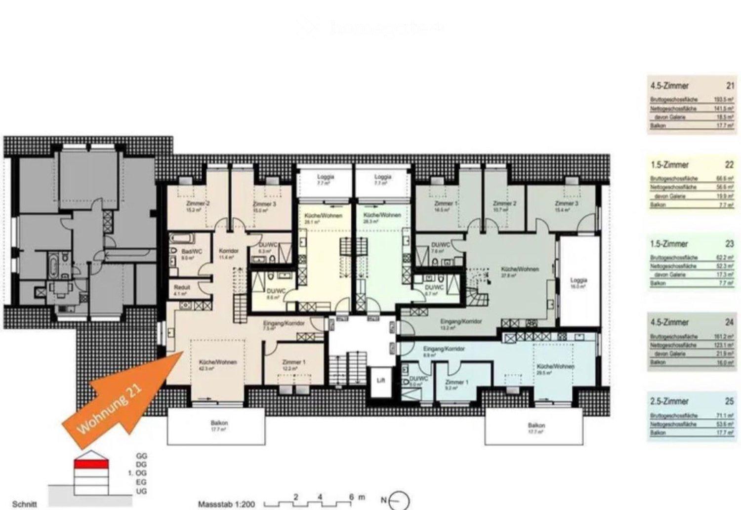 4 rooms apartment, photo 3 of 5