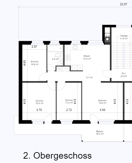 3 ½ rooms apartment