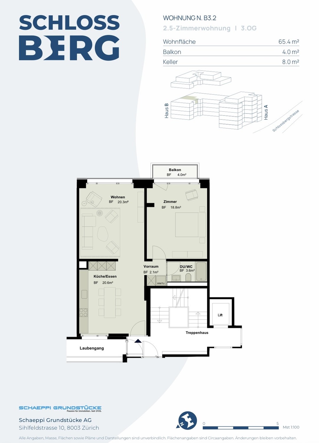 Appartamento di 2 ½ locali, foto 2 di 4