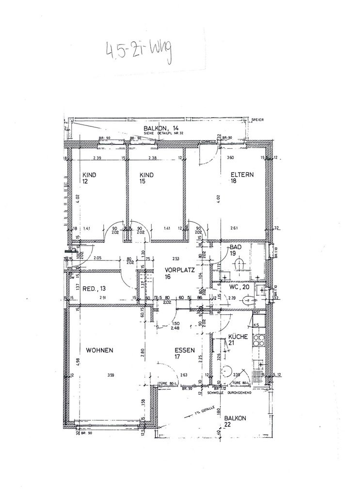 4 ½ pièces appartement