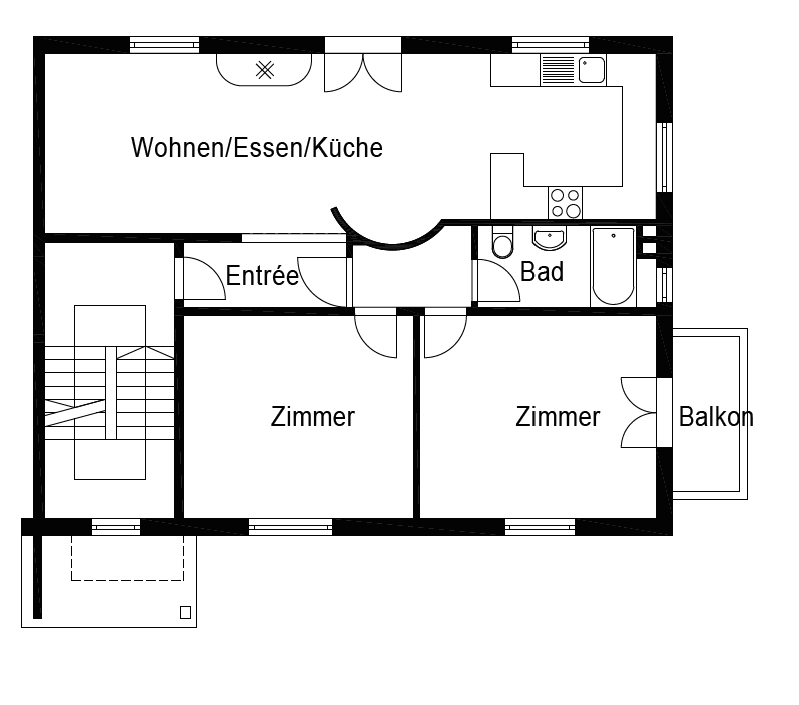 3 ½ rooms apartment, photo 5 of 5
