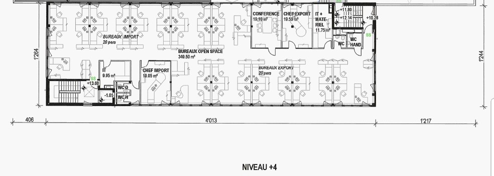 230m² ufficio