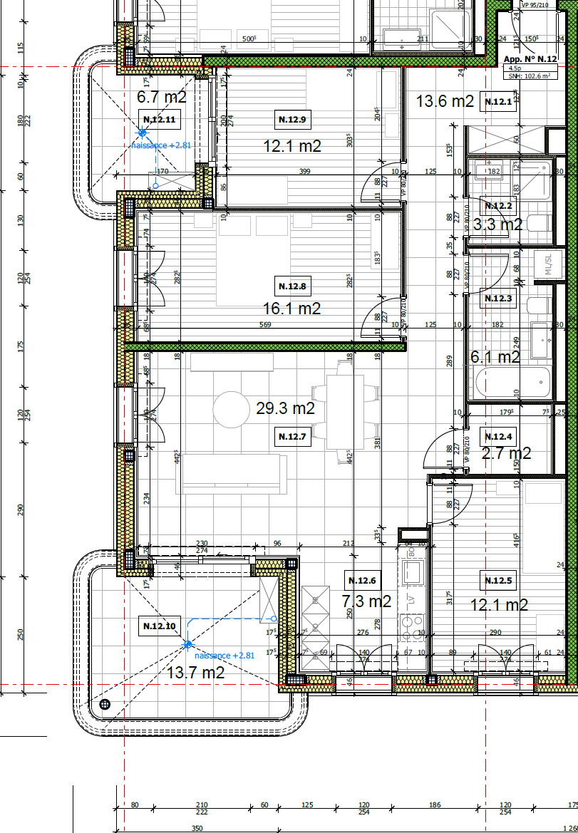 3 ½ rooms apartment