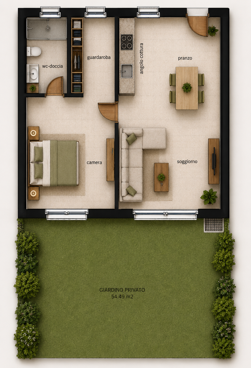 2 ½ rooms apartment, photo 9 of 10