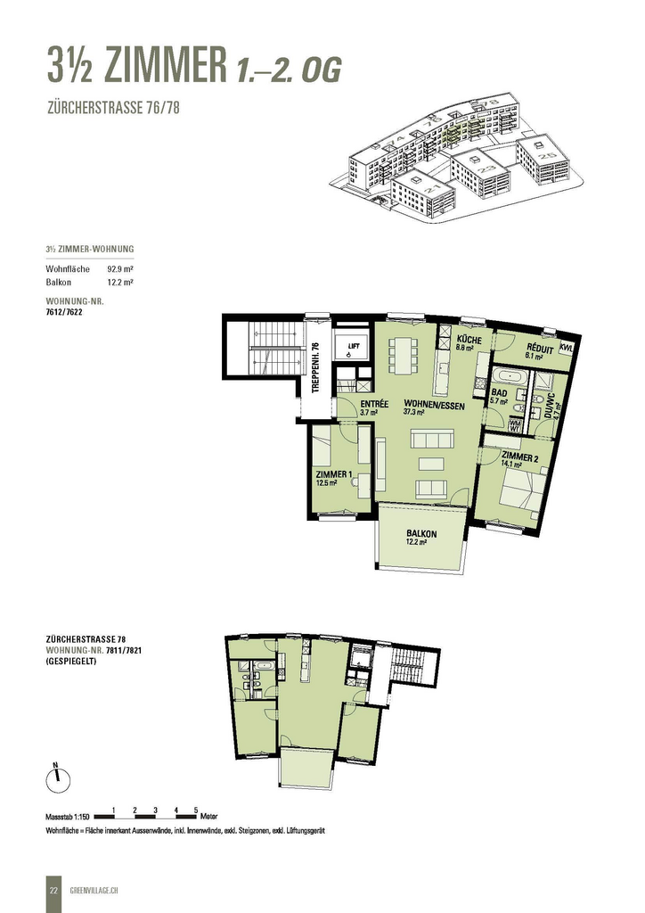 3 ½ rooms apartment, photo 7 of 9