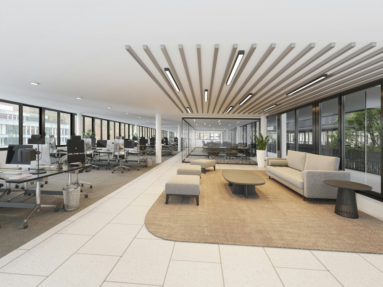 150m² bureau