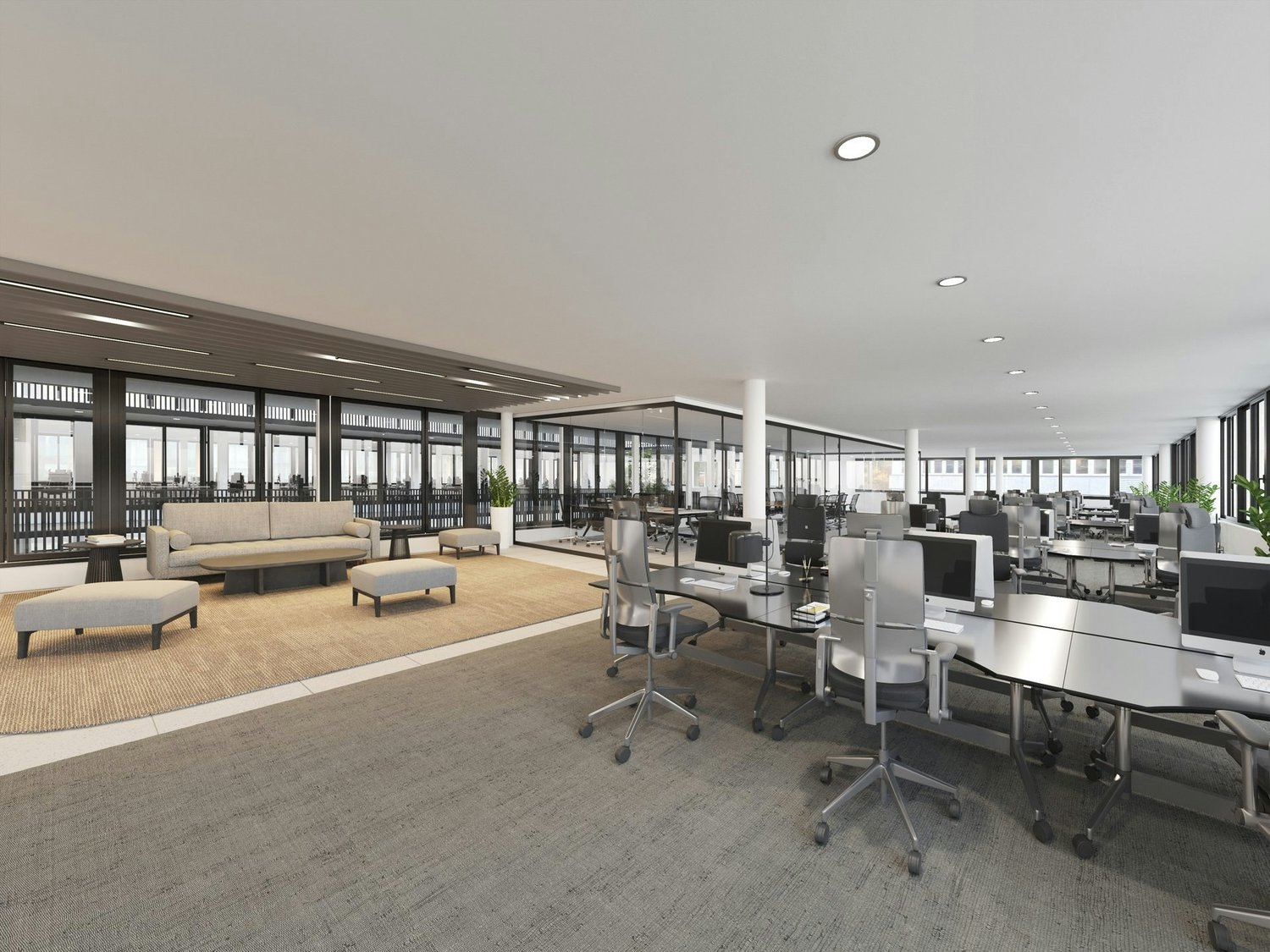150m² bureau