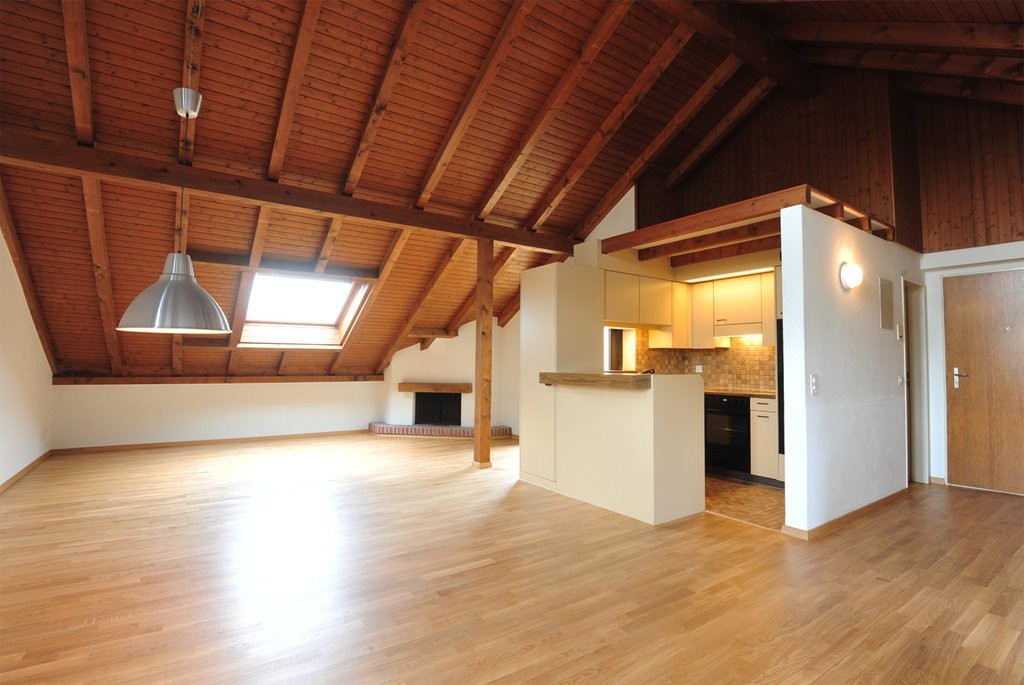 3 rooms attic flat