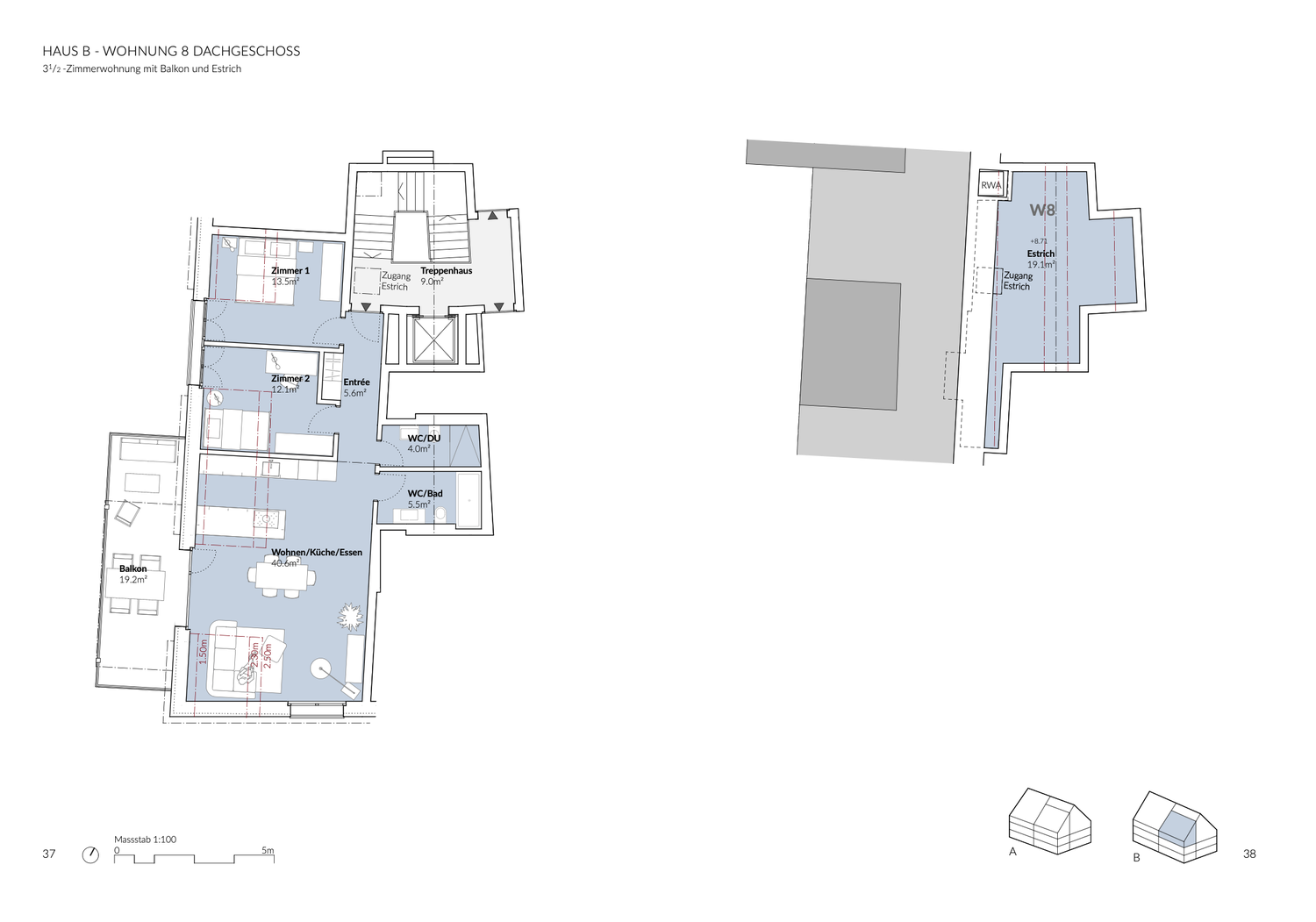3 ½ rooms apartment, photo 2 of 3