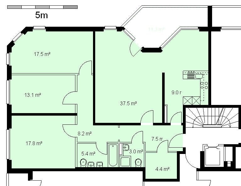 4 ½ pièces appartement