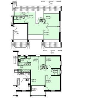 3 ½ rooms duplex