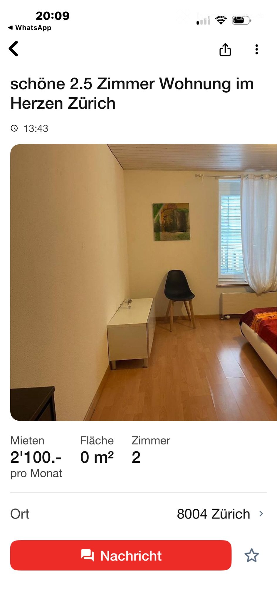 appartamento di 1 stanza, foto 2 di 5