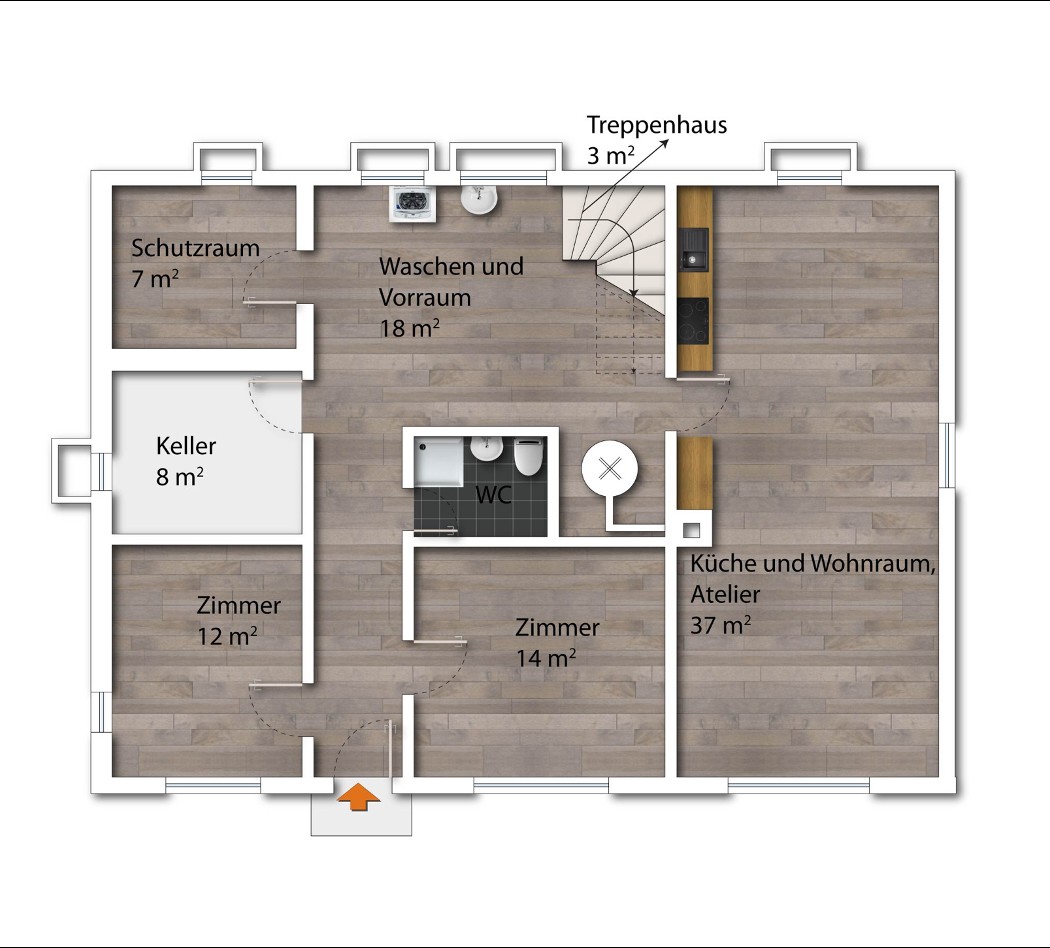 8 ½ pièces maison individuelle
