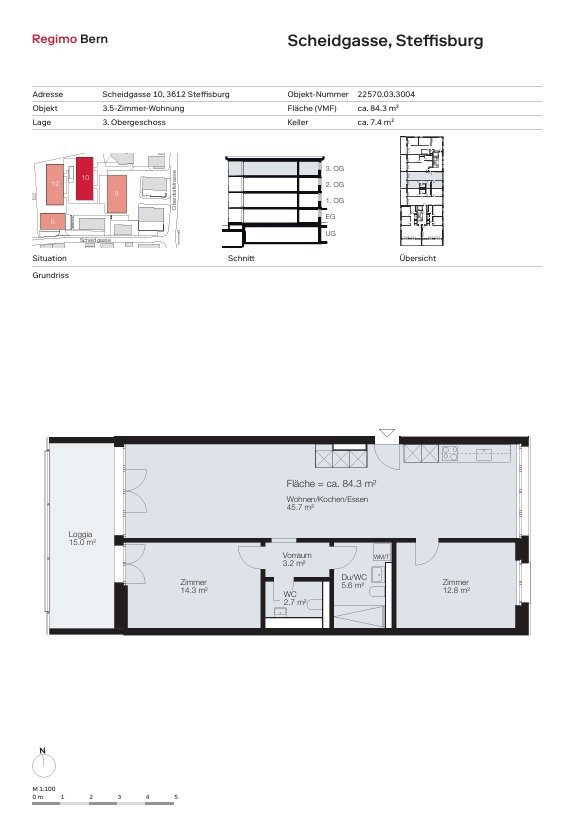 3 ½ rooms apartment, photo 10 of 10
