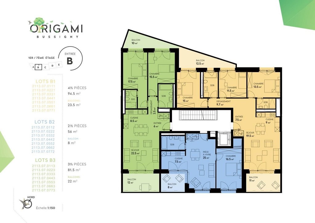 2 ½ rooms apartment