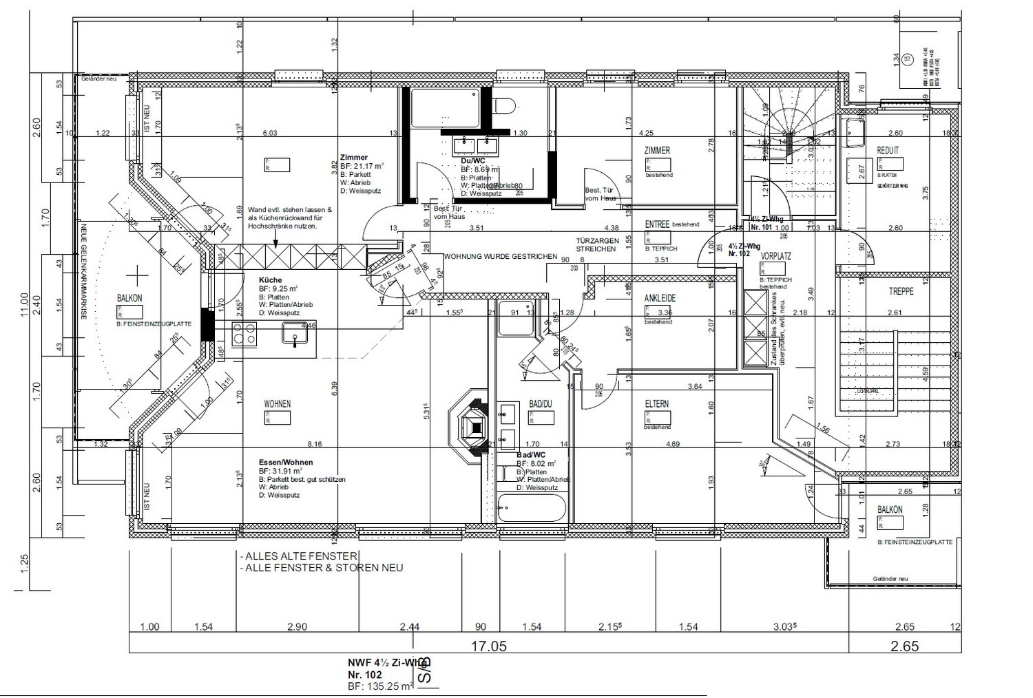 4 ½ rooms apartment