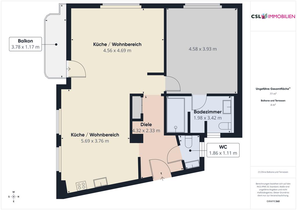 2 rooms apartment, photo 8 of 8
