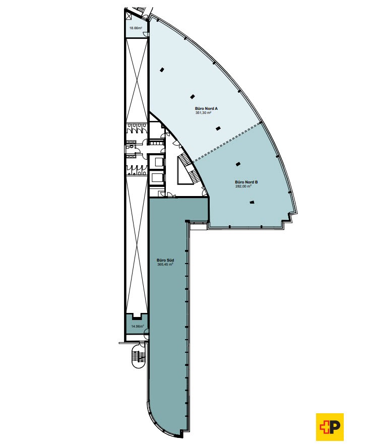 282-1030m² bureau