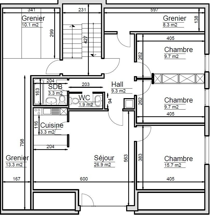 4 ½ rooms apartment