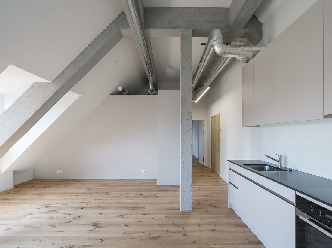 2 ½ rooms roof flat