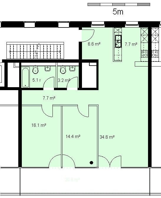 3 ½ rooms apartment, photo 7 sur 7