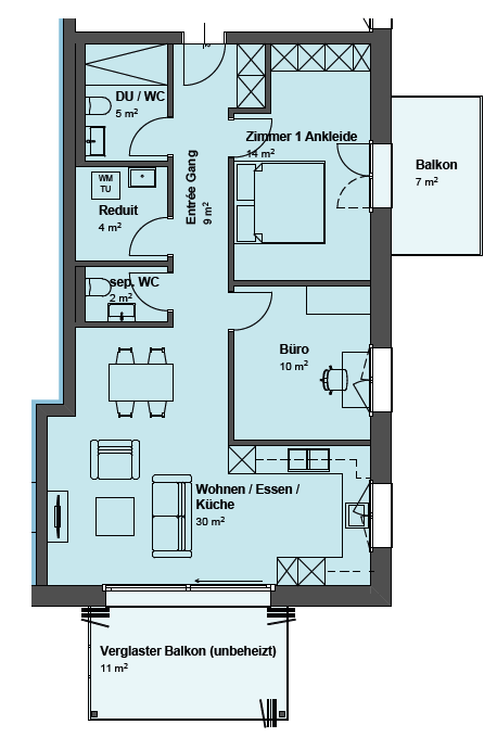 3 ½ rooms apartment, photo 5 of 5
