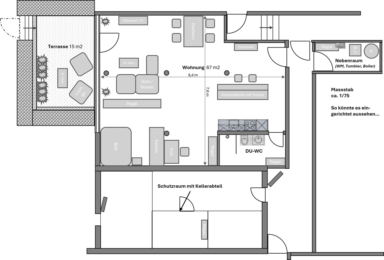 1 ½ rooms apartment, photo 10 of 10