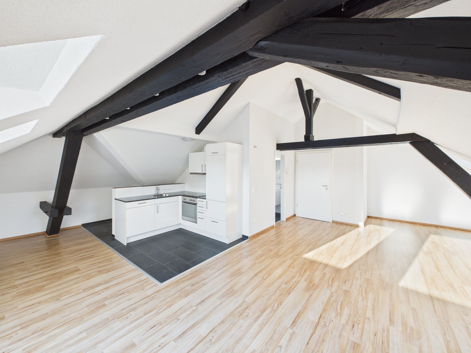 1 ½ rooms roof flat