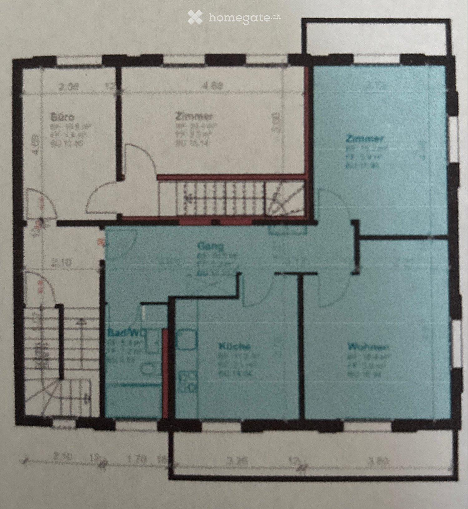 2 pièces appartement