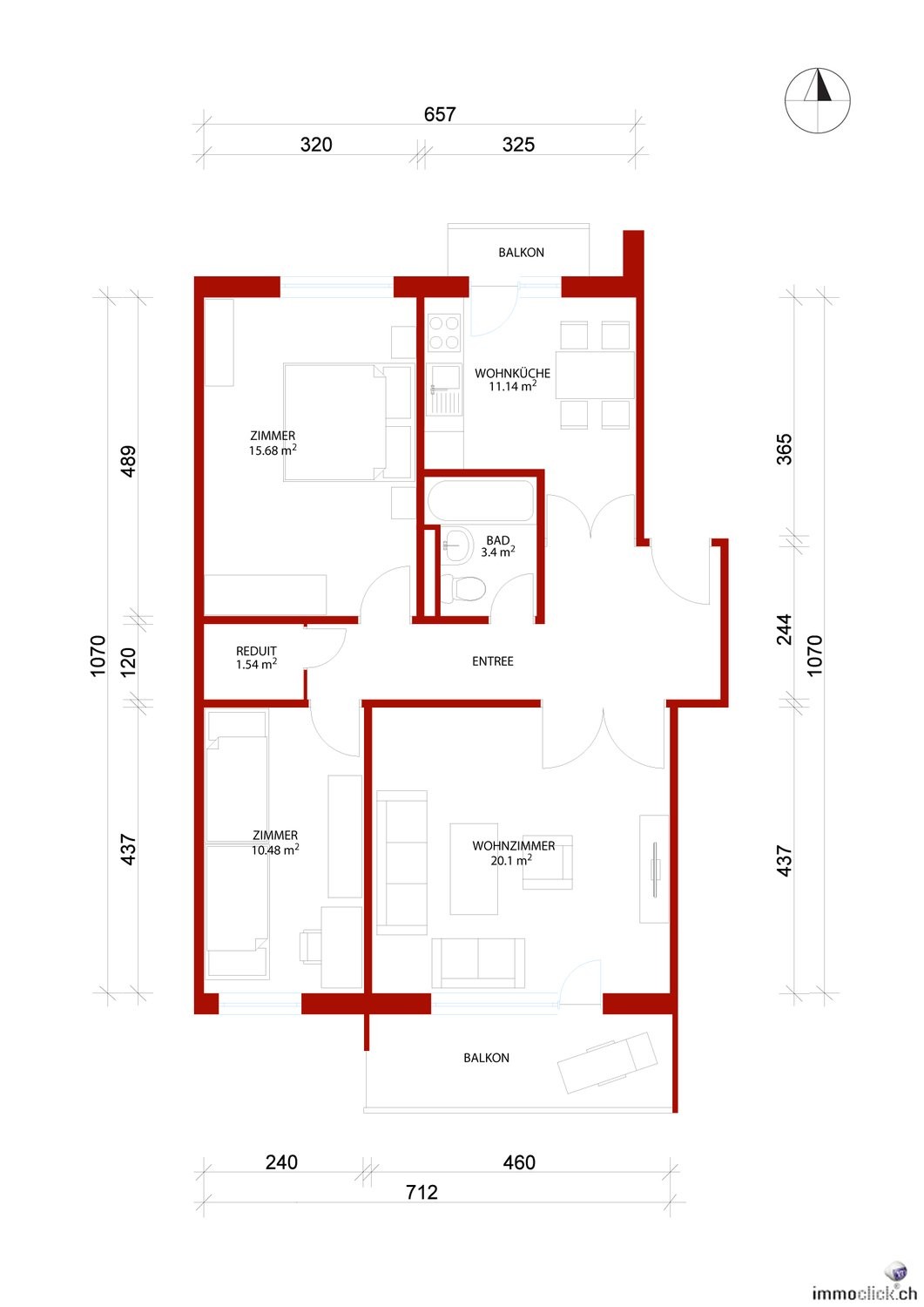 3 ½ rooms apartment, photo 7 of 7