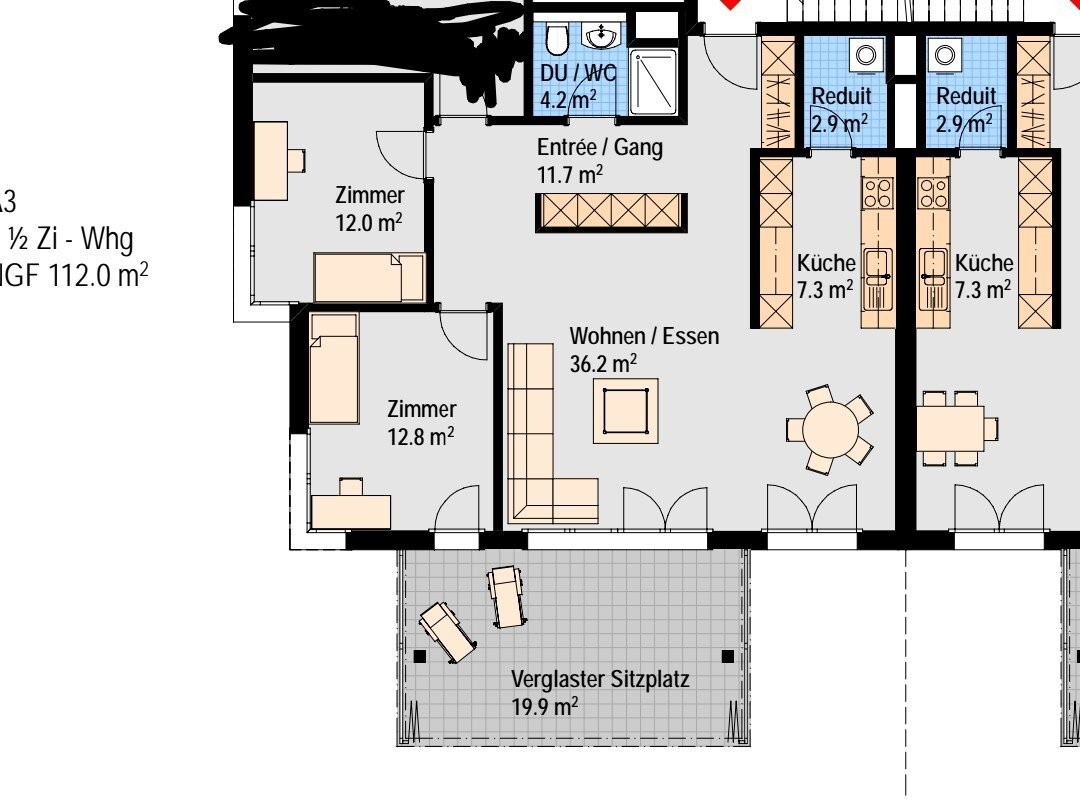 3 ½ rooms furnished flat, photo 10 of 10