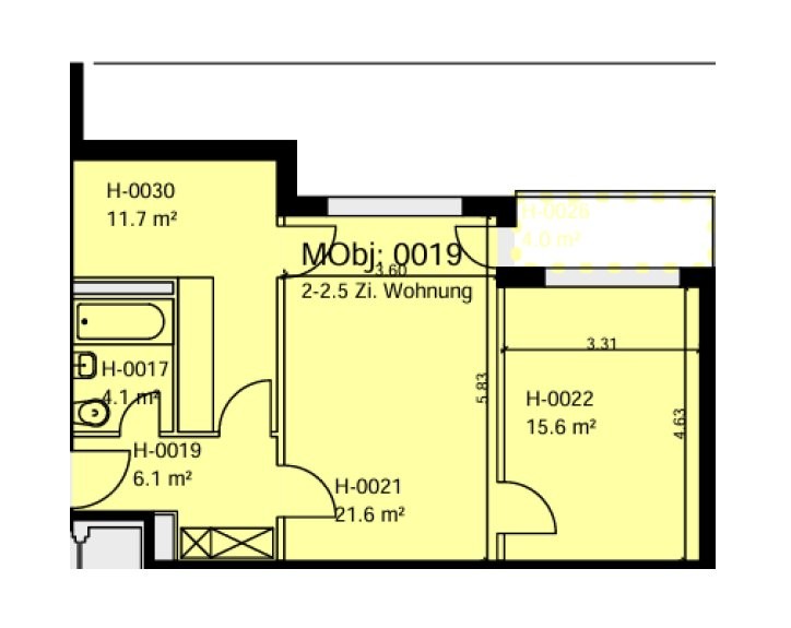 2 ½ rooms apartment, photo 10 of 10