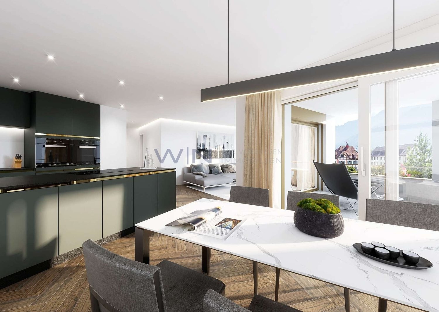 4 ½ pièces appartement en attique