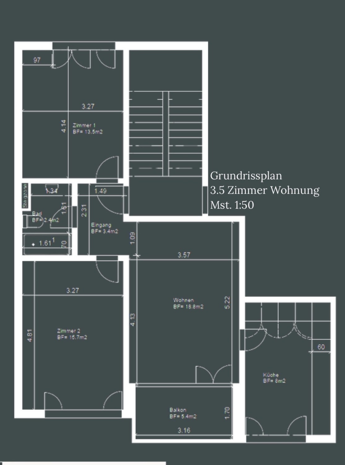 3 ½ rooms apartment