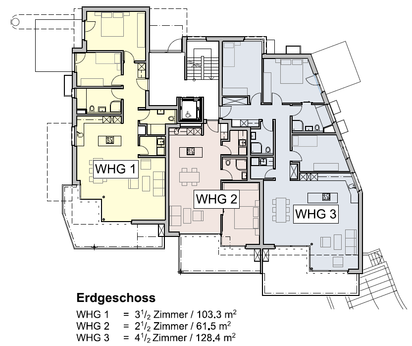 4 ½ rooms apartment