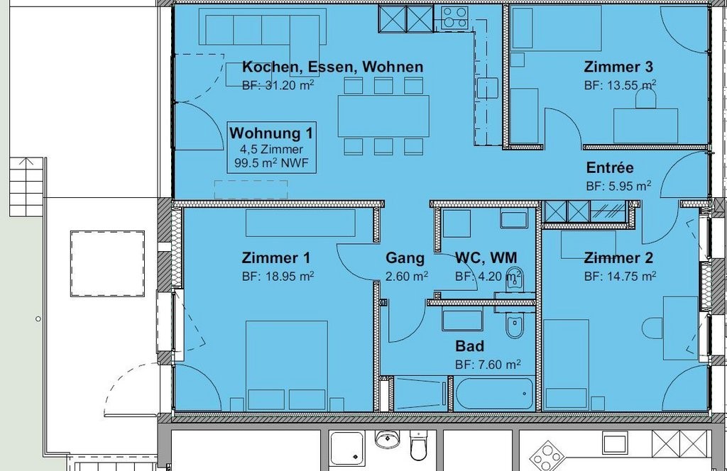 Appartamento di 4 ½ locali, foto 10 di 10